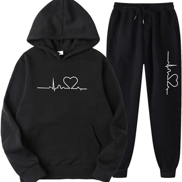 Hoodies For Women 2 Piece Outfits Long Sleeve Sweatsuits - Picture 1 of 1
